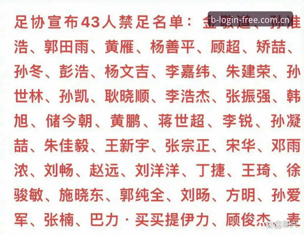 资深用户解析足协第三批禁足名单：从行业乱象到透明化管理的突破性思考